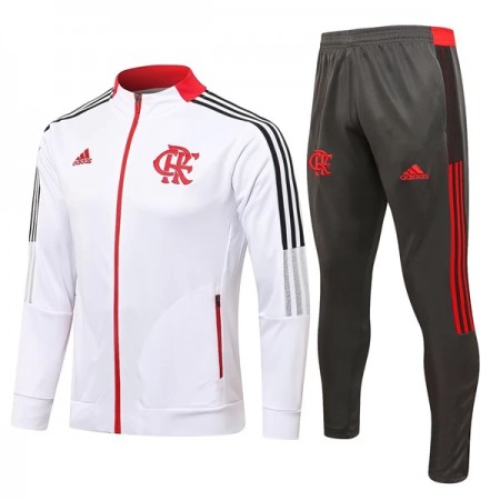CR Flamengo Chaqueta De Entrenamiento Trajes 2021/22 Blanca CR Flamengo Chaqueta De Entrenamiento Trajes 2021/22 Blanca